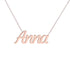 Gold Name Necklace - Anna